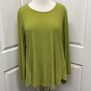 ANTTONY Original New Solid Green Pullover Tunic Top XL